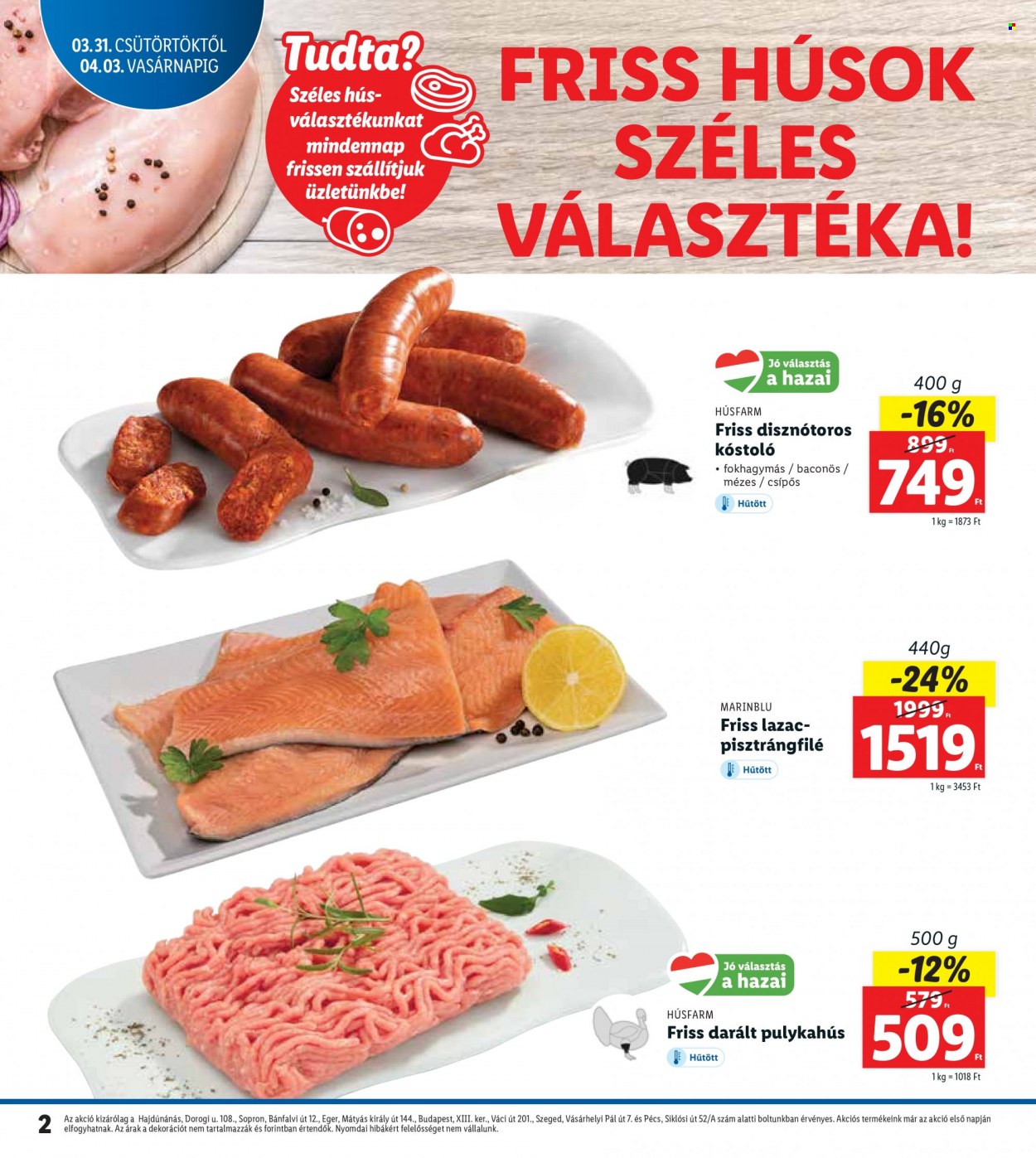 Lidl akciós újságok - 2022.03.31 - 2022.04.03. Oldal 2