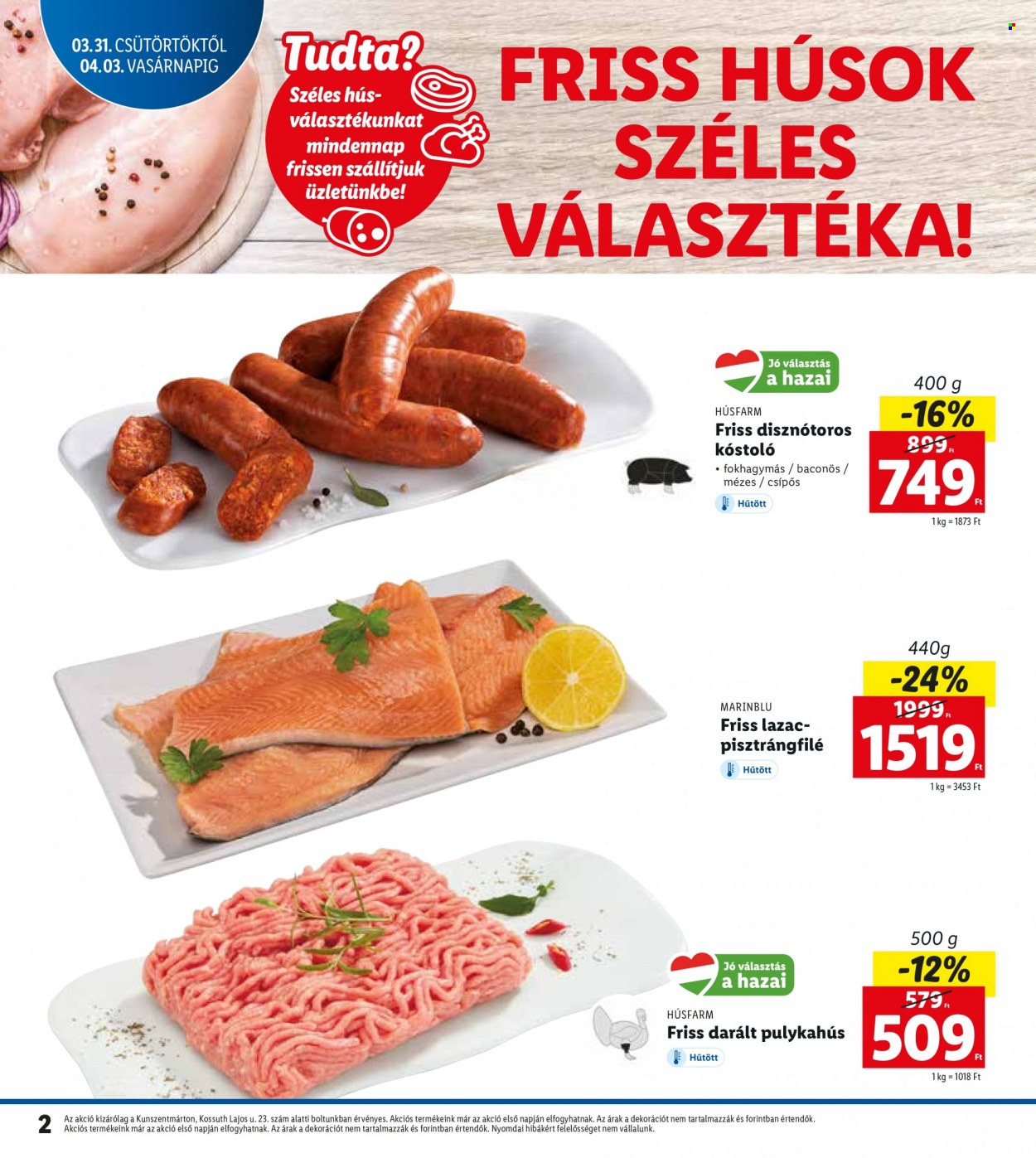 Lidl akciós újságok - 2022.03.31 - 2022.04.03. Oldal 2