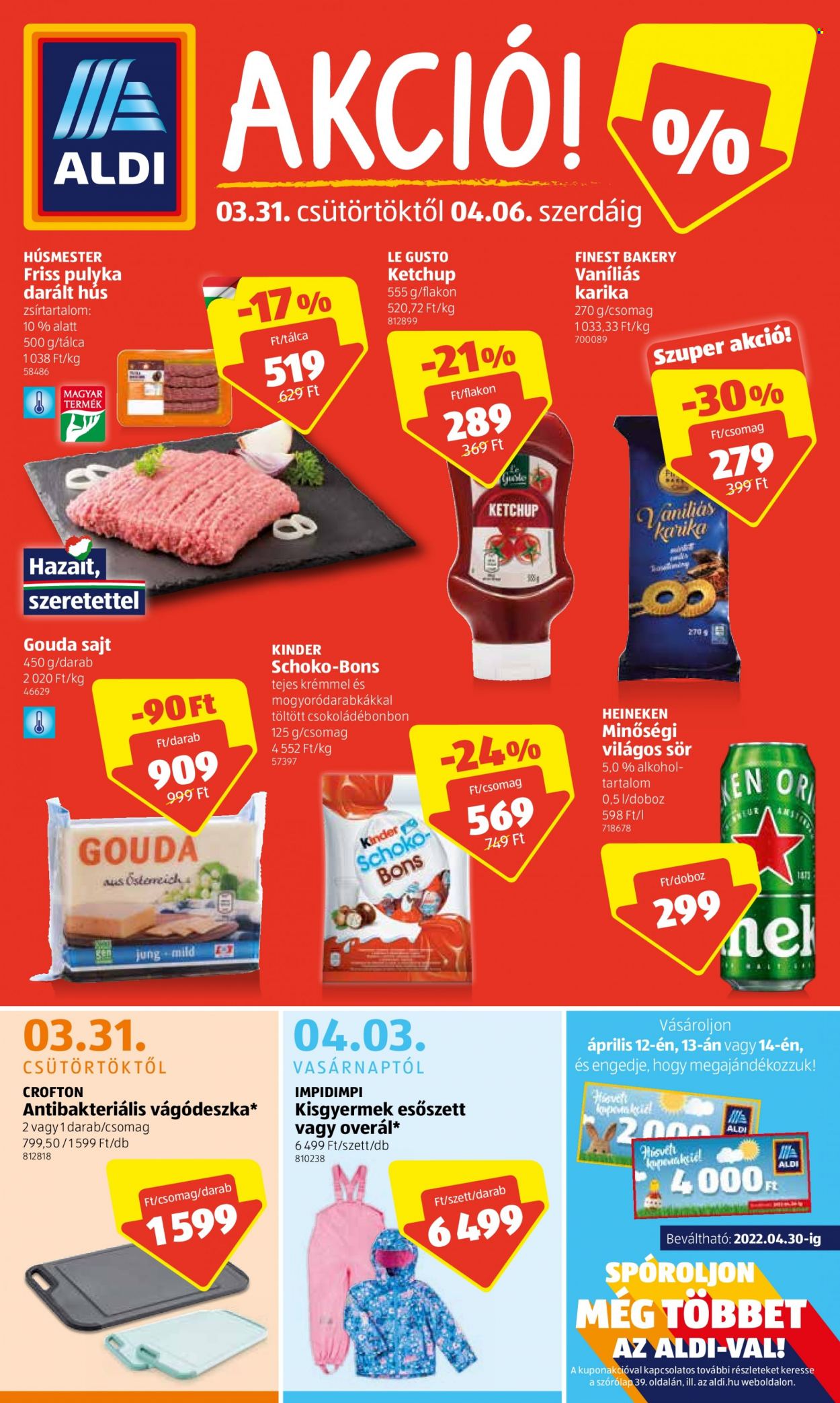 Aldi akciós újságok - 2022.03.31 - 2022.04.06. Oldal 1