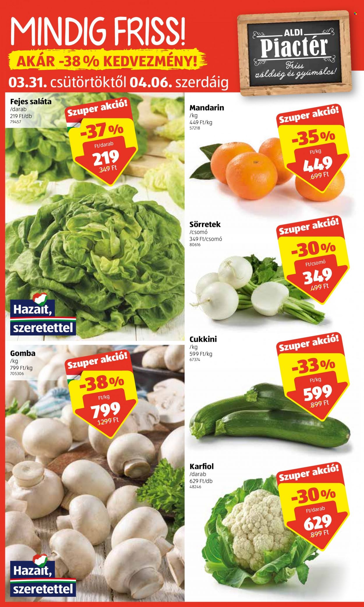 Aldi akciós újságok - 2022.03.31 - 2022.04.06. Oldal 2