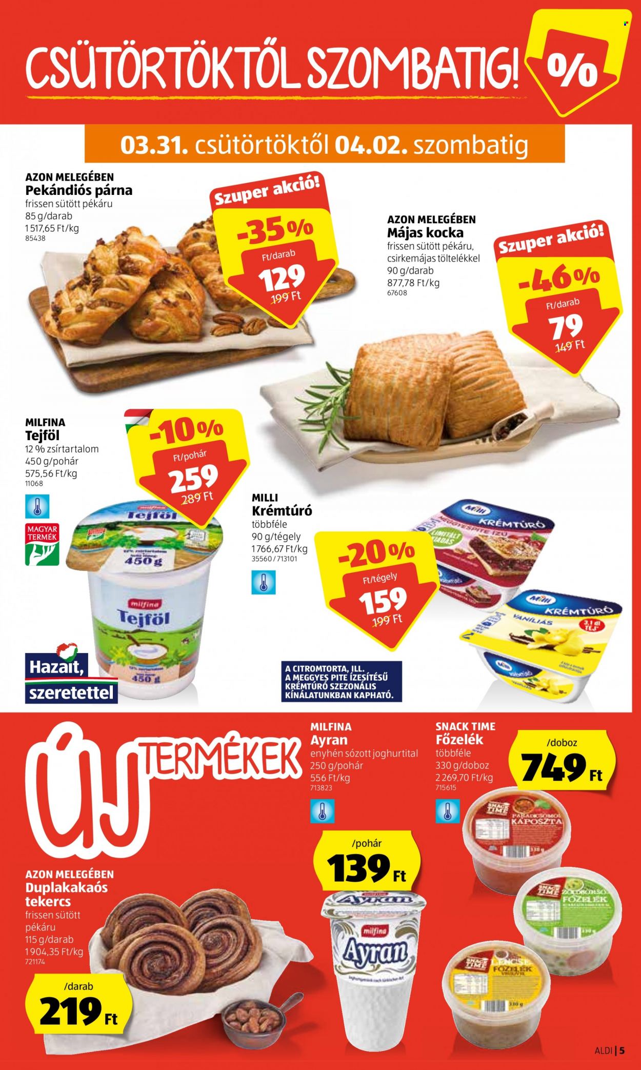 Aldi akciós újságok - 2022.03.31 - 2022.04.06. Oldal 5
