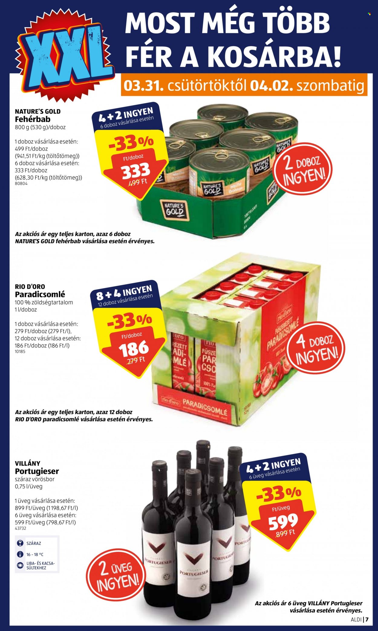 Aldi akciós újságok - 2022.03.31 - 2022.04.06. Oldal 7