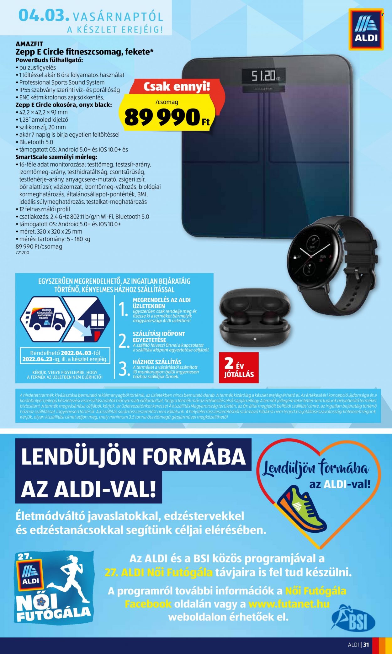 Aldi akciós újságok - 2022.03.31 - 2022.04.06. Oldal 31
