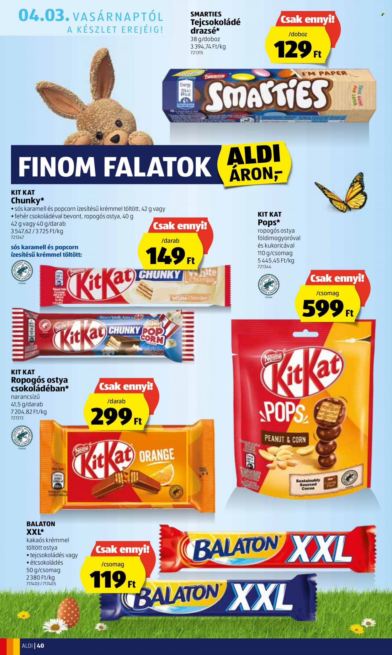 Aldi akciós újságok - 2022.03.31 - 2022.04.06. Oldal 40