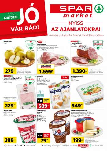 Újság SPAR market - 2022.03.31 - 2022.04.06.