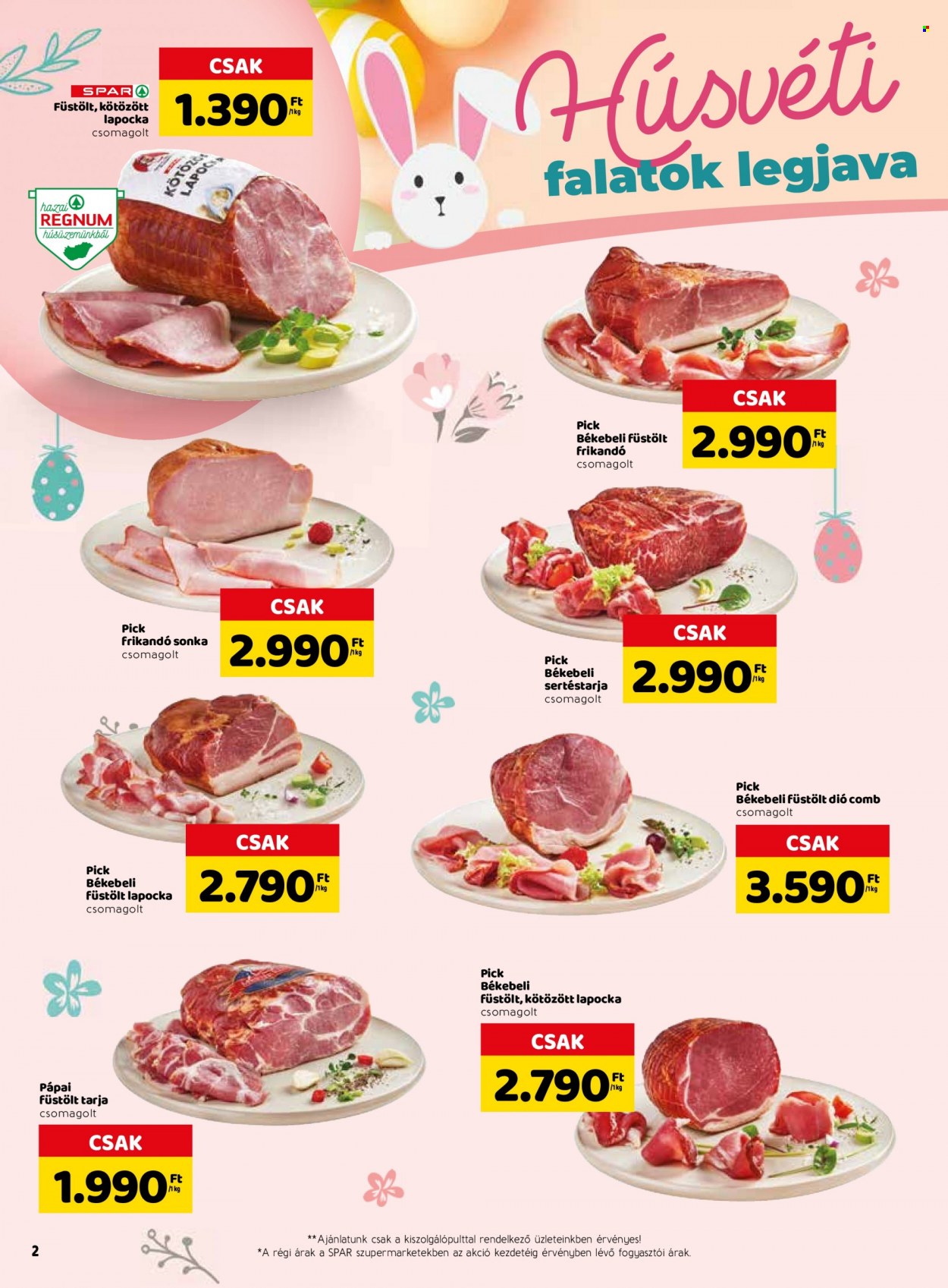SPAR akciós újságok - 2022.03.31 - 2022.04.06. Oldal 2