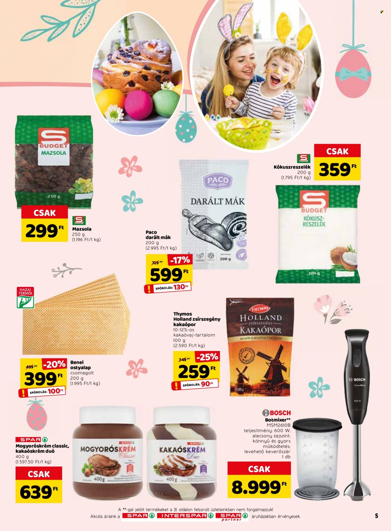 SPAR akciós újságok - 2022.03.31 - 2022.04.06. Oldal 5