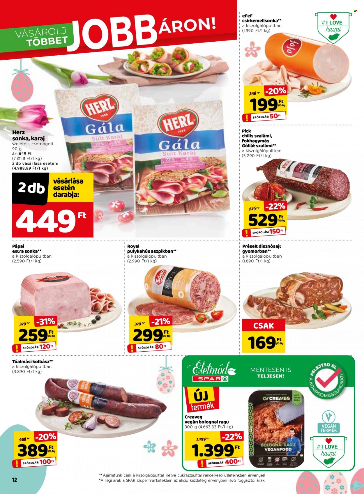 SPAR akciós újságok - 2022.03.31 - 2022.04.06. Oldal 16