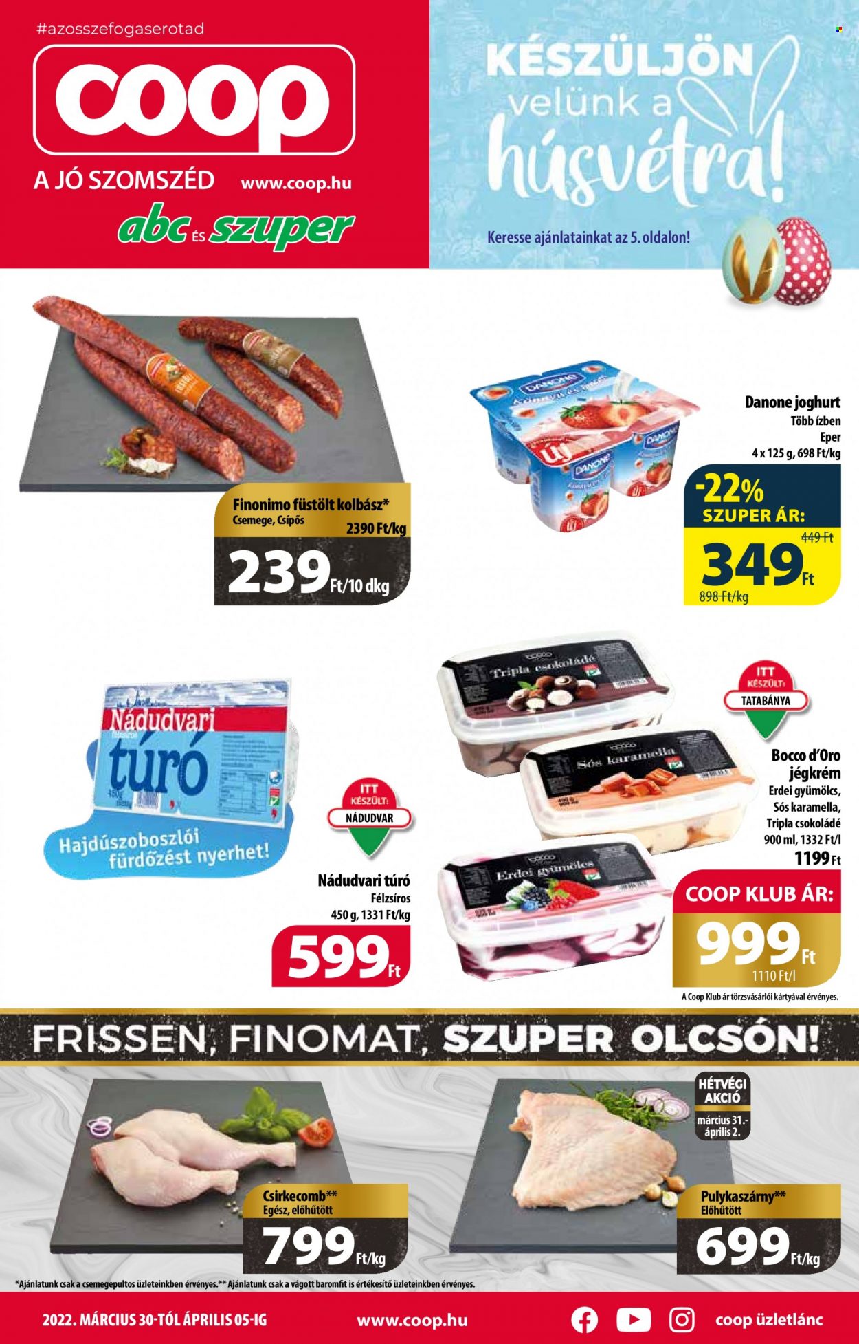 Coop akciós újságok - 2022.03.30 - 2022.04.05. Oldal 1
