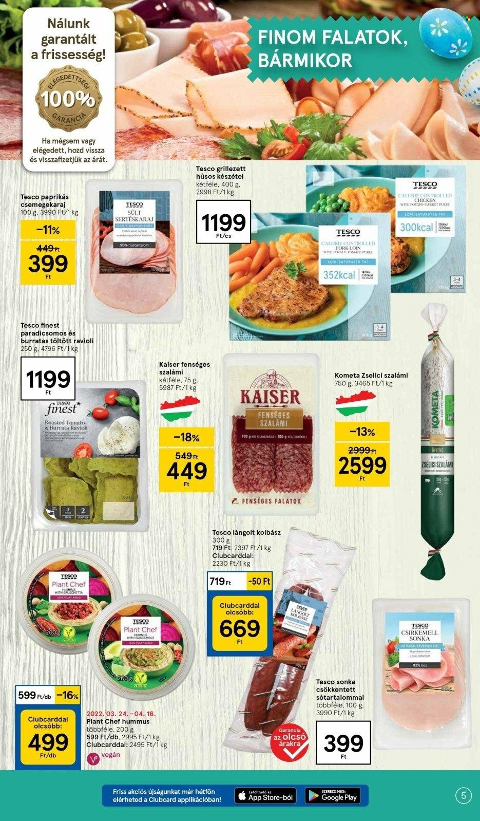 TESCO akciós újságok - 2022.03.31 - 2022.04.06. Oldal 5