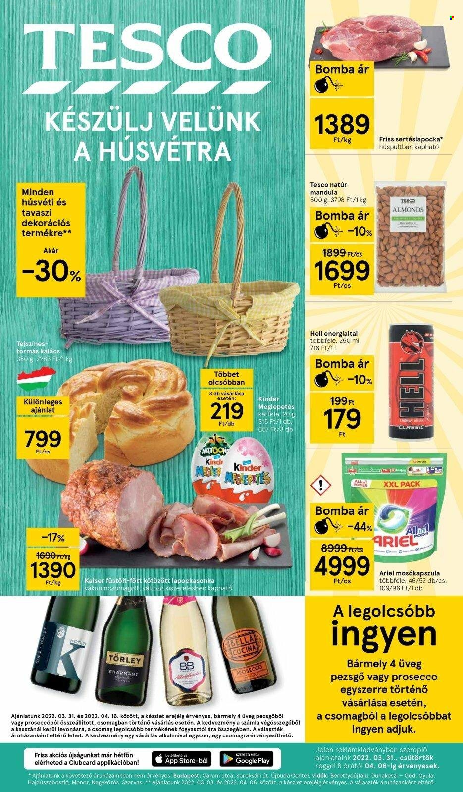 TESCO akciós újságok - 2022.03.31 - 2022.04.06. Oldal 1