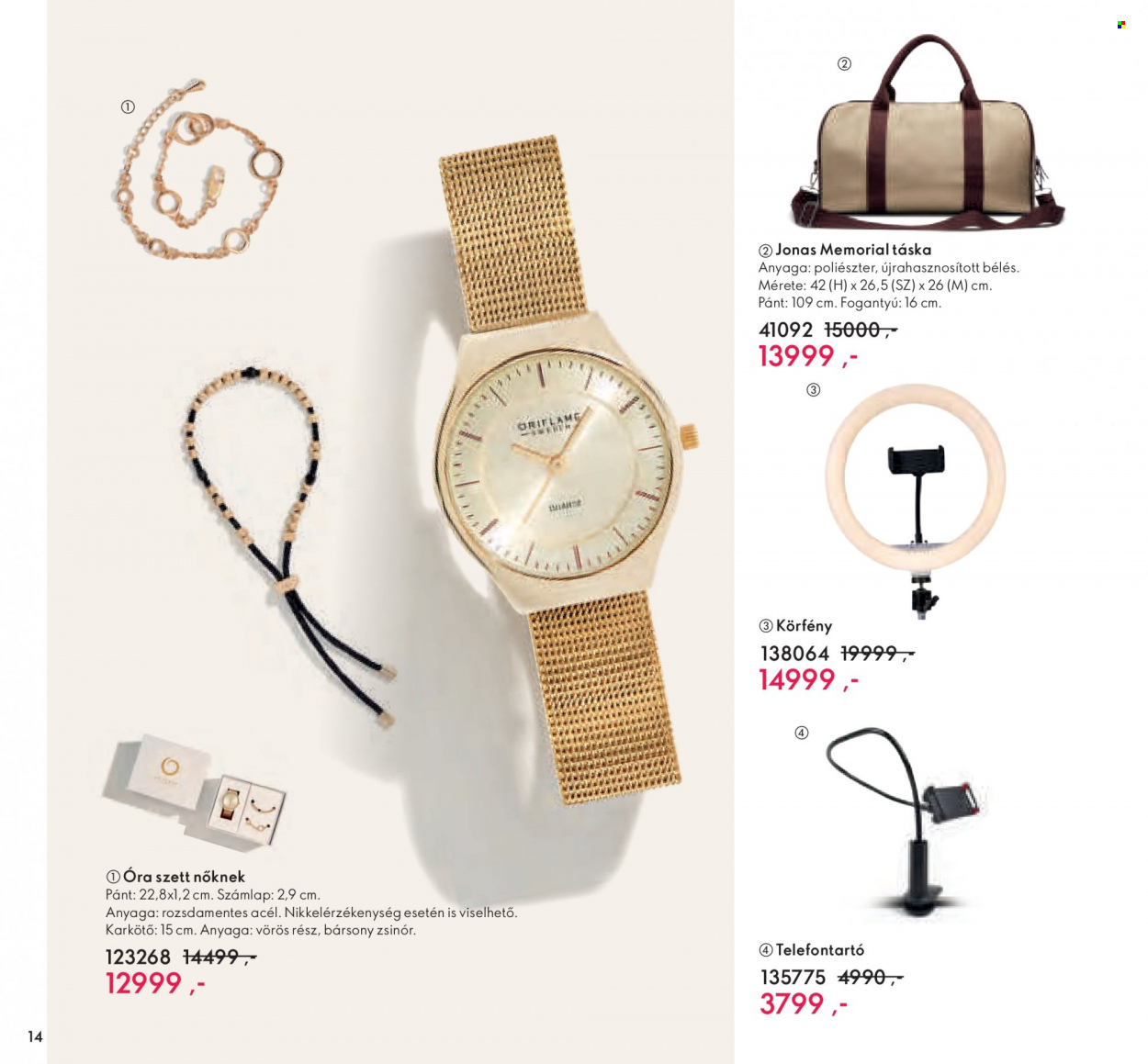 Oriflame akciós újságok - 2022.03.29 - 2022.04.18. Oldal 14