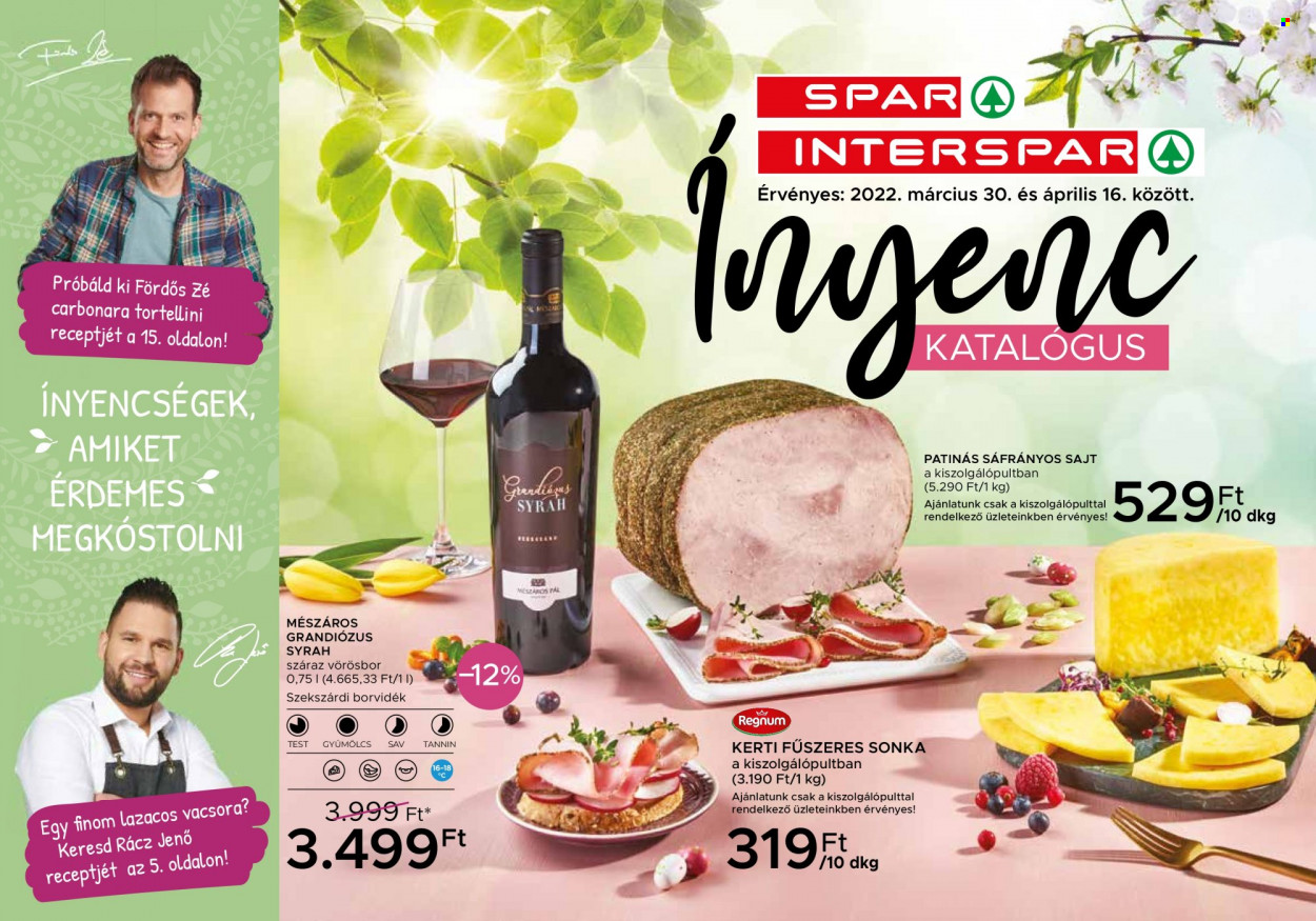 SPAR akciós újságok - 2022.03.30 - 2022.04.16. Oldal 1