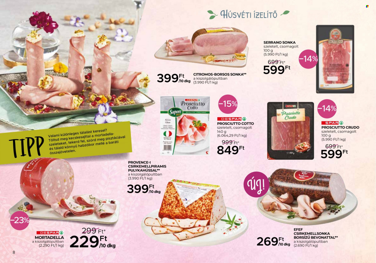 SPAR akciós újságok - 2022.03.30 - 2022.04.16. Oldal 8