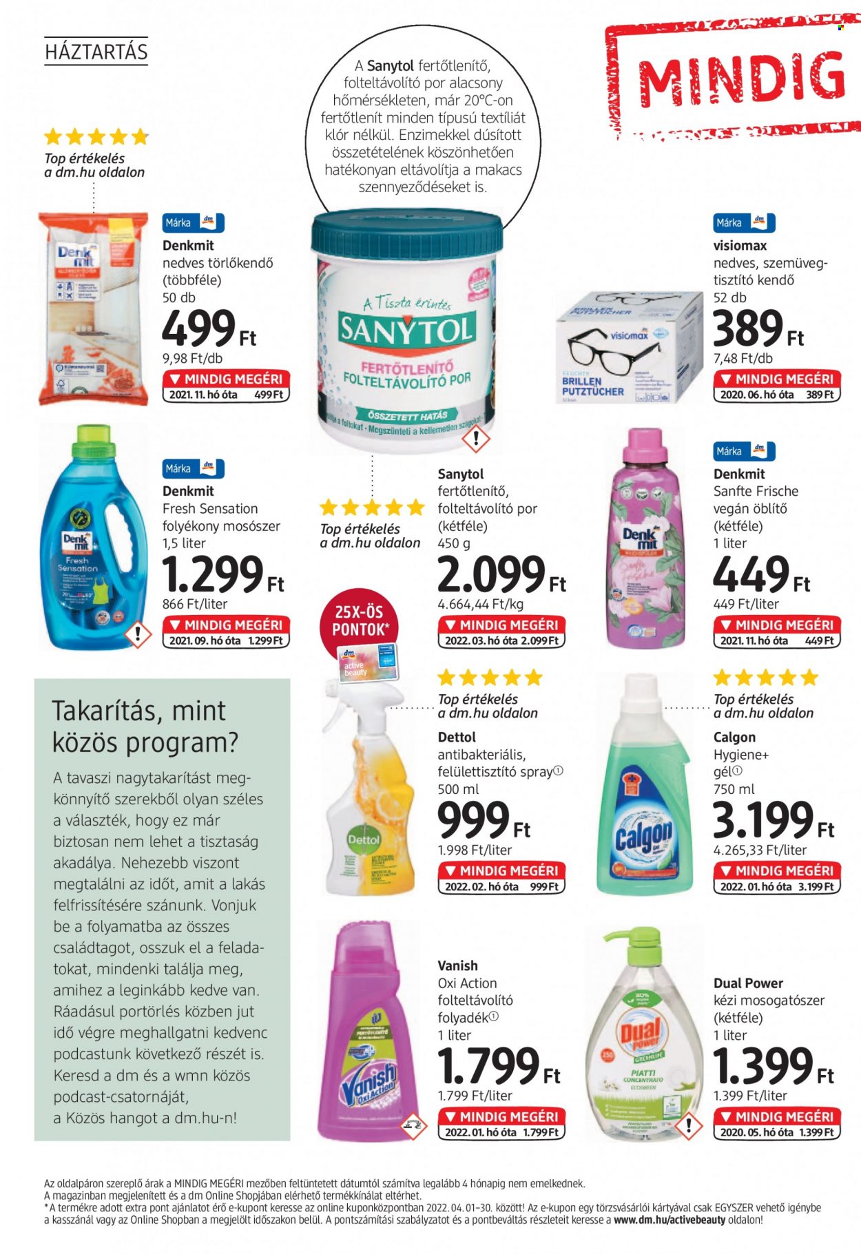 dm drogerie markt akciós újságok - 2022.03.31 - 2022.04.30. Oldal 22