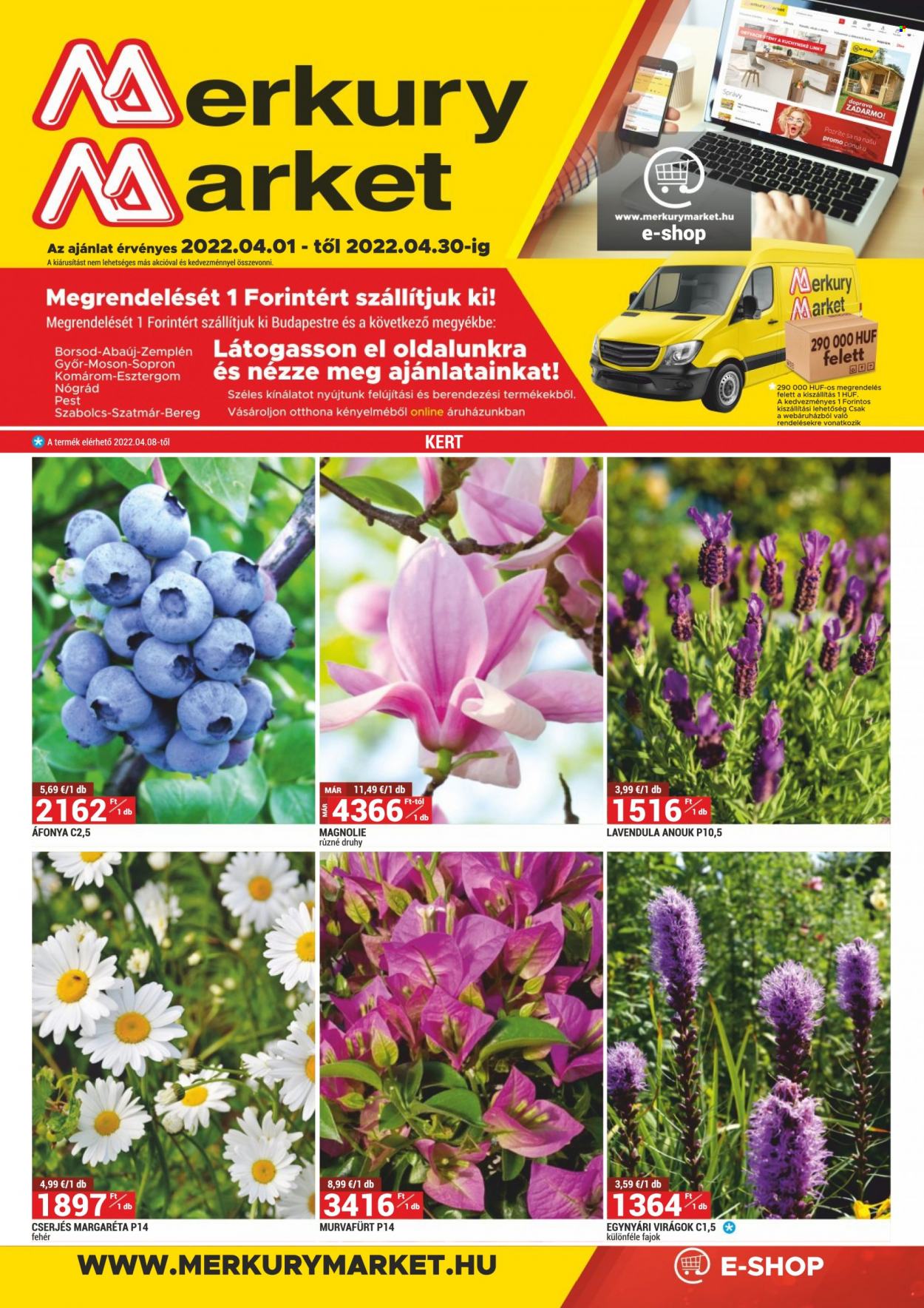 Merkury Market akciós újságok - 2022.04.01 - 2022.04.30. Oldal 1