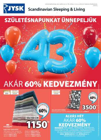 Újság JYSK - 2022.03.31 - 2022.04.13.