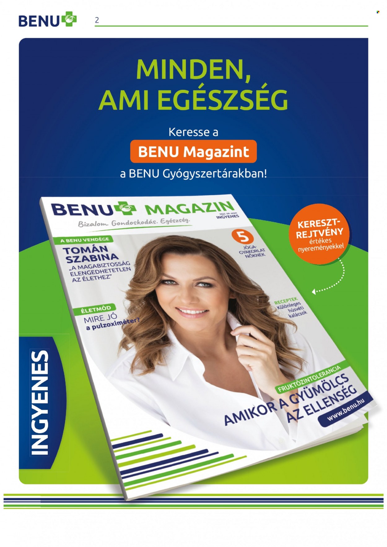 BENU Gyógyszertár akciós újságok - 2022.04.01 - 2022.04.30. Oldal 2