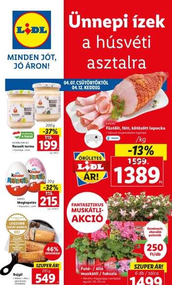 Újság Lidl - 2022.04.07 - 2022.04.12.