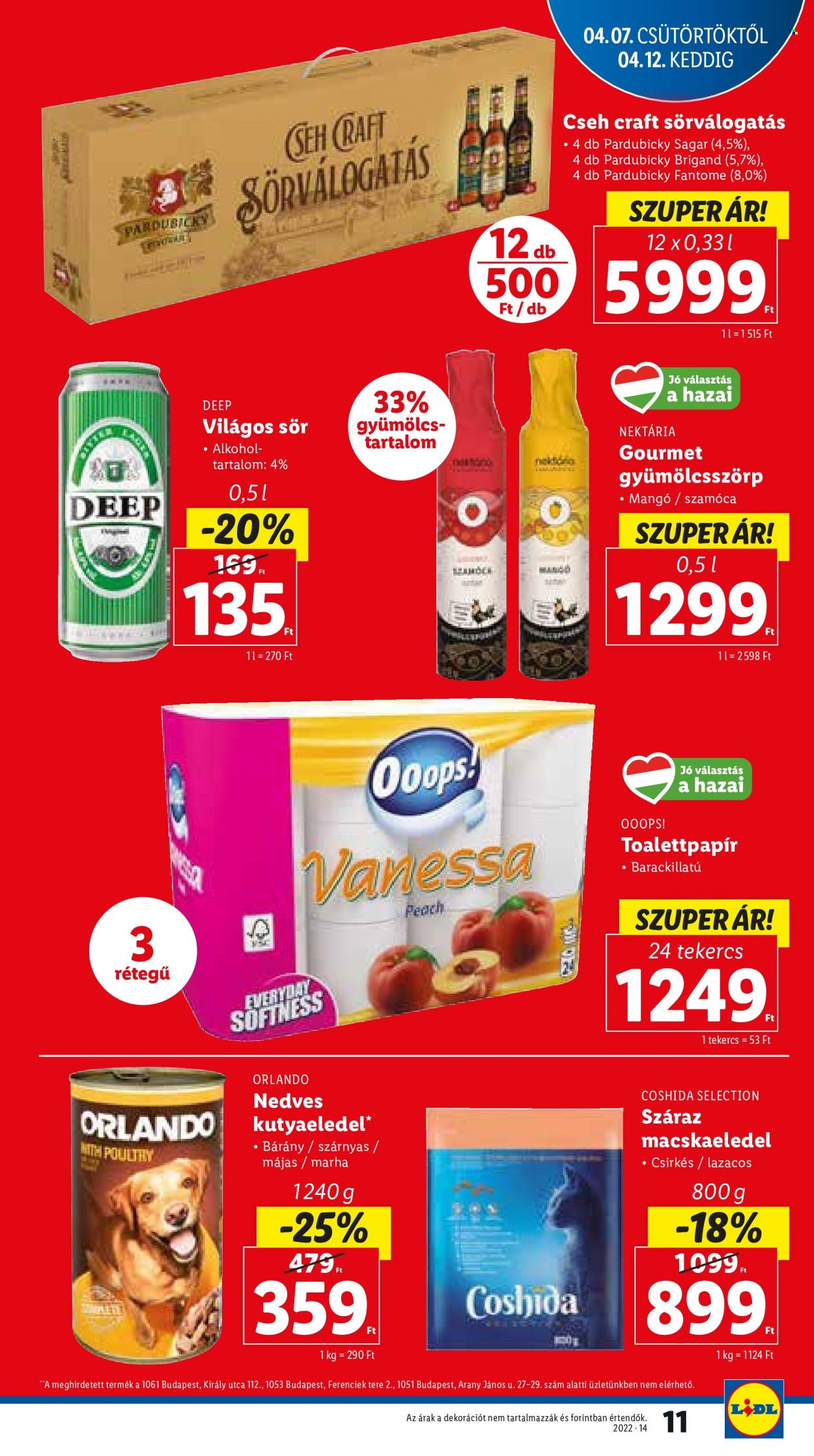 Lidl akciós újságok - 2022.04.07 - 2022.04.12. Oldal 11