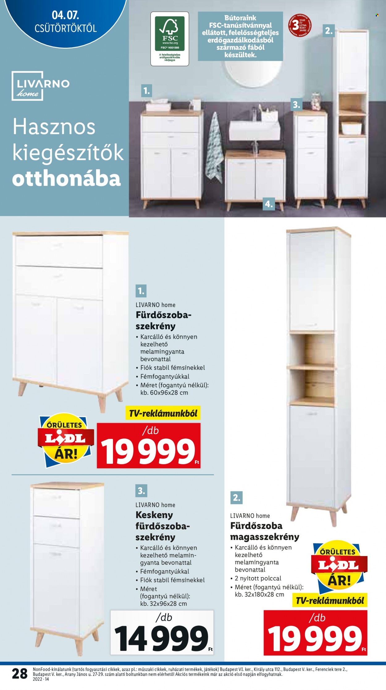 Lidl akciós újságok - 2022.04.07 - 2022.04.12. Oldal 28