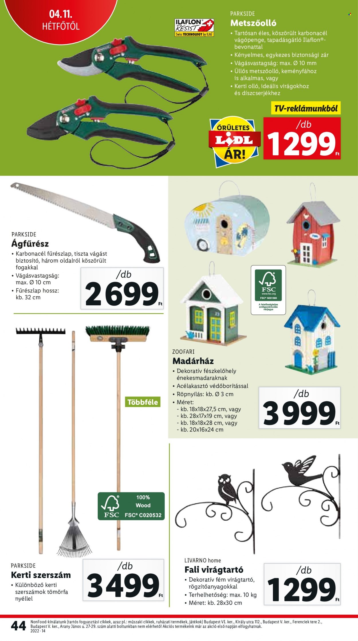Lidl akciós újságok - 2022.04.07 - 2022.04.12. Oldal 44