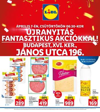 Újság Lidl - 2022.04.07 - 2022.04.10.