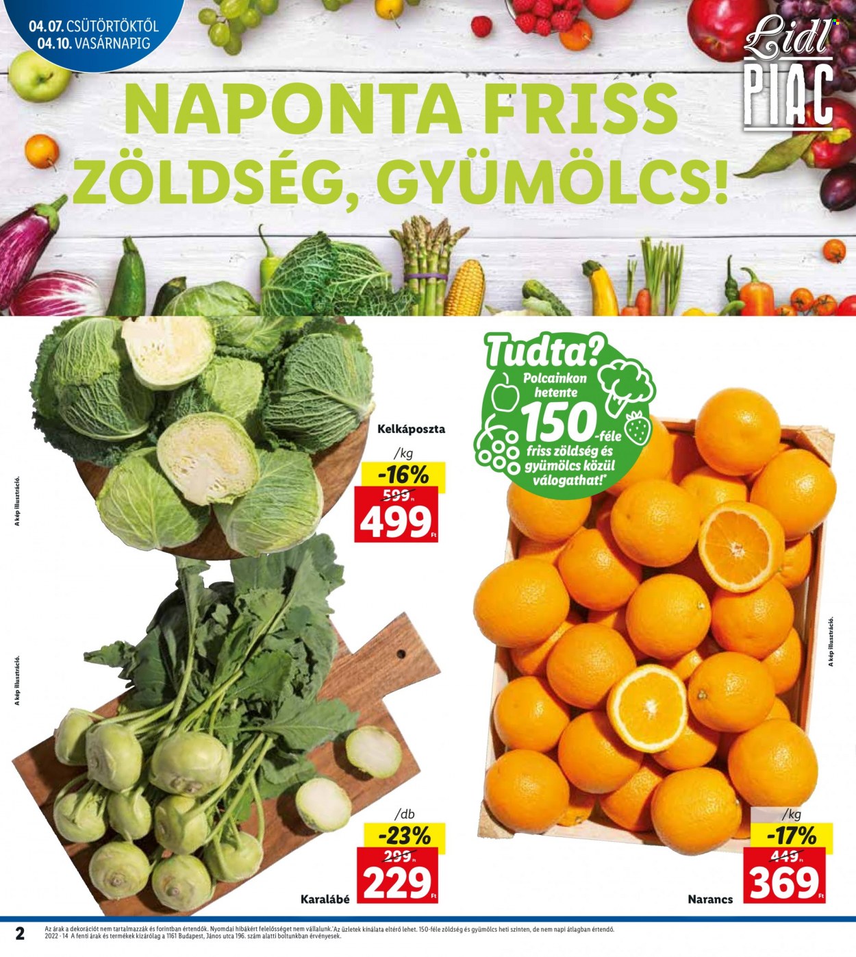 Lidl akciós újságok - 2022.04.07 - 2022.04.10. Oldal 2