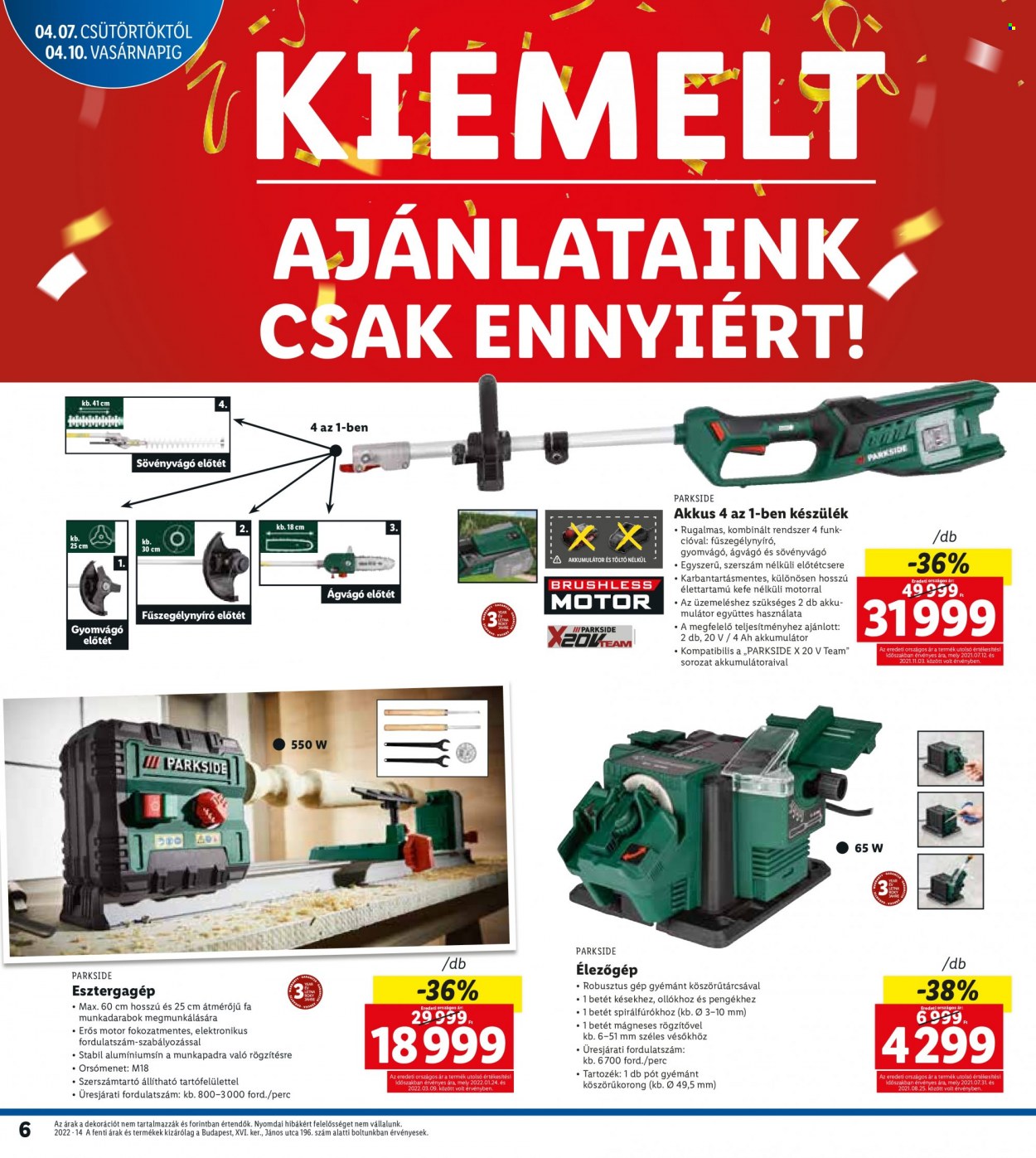 Lidl akciós újságok - 2022.04.07 - 2022.04.10. Oldal 6