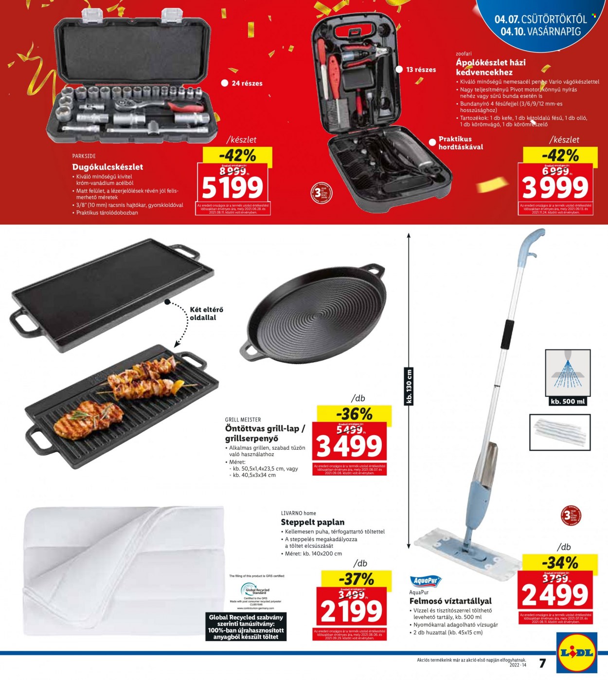 Lidl akciós újságok - 2022.04.07 - 2022.04.10. Oldal 7