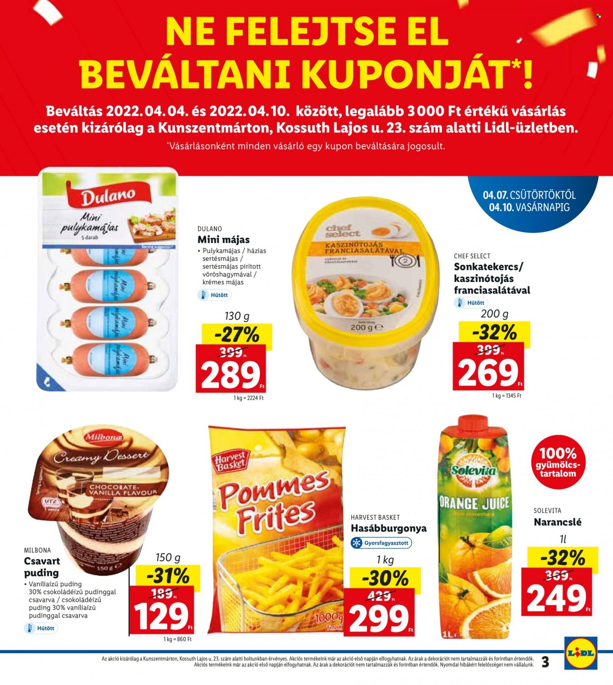 Lidl akciós újságok - 2022.04.07 - 2022.04.10. Oldal 3