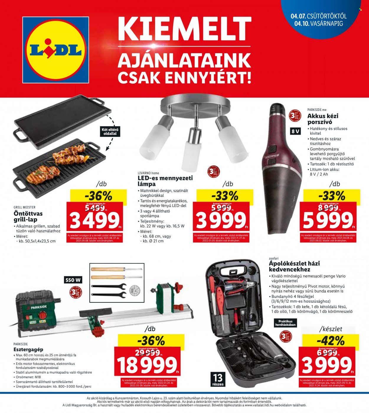 Lidl akciós újságok - 2022.04.07 - 2022.04.10. Oldal 4