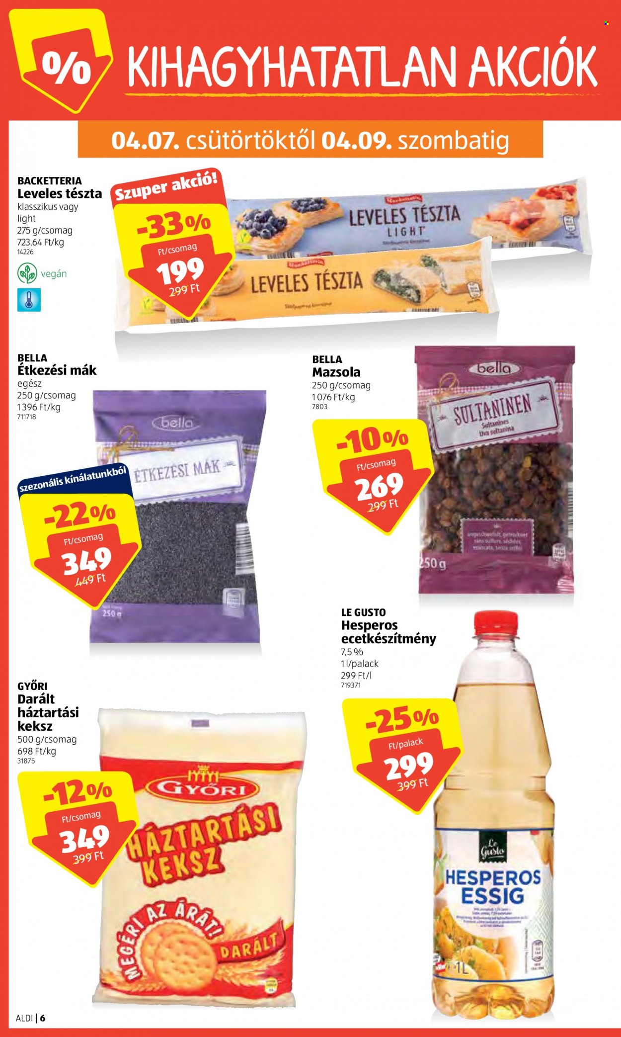 Aldi akciós újságok - 2022.04.07 - 2022.04.16. Oldal 6