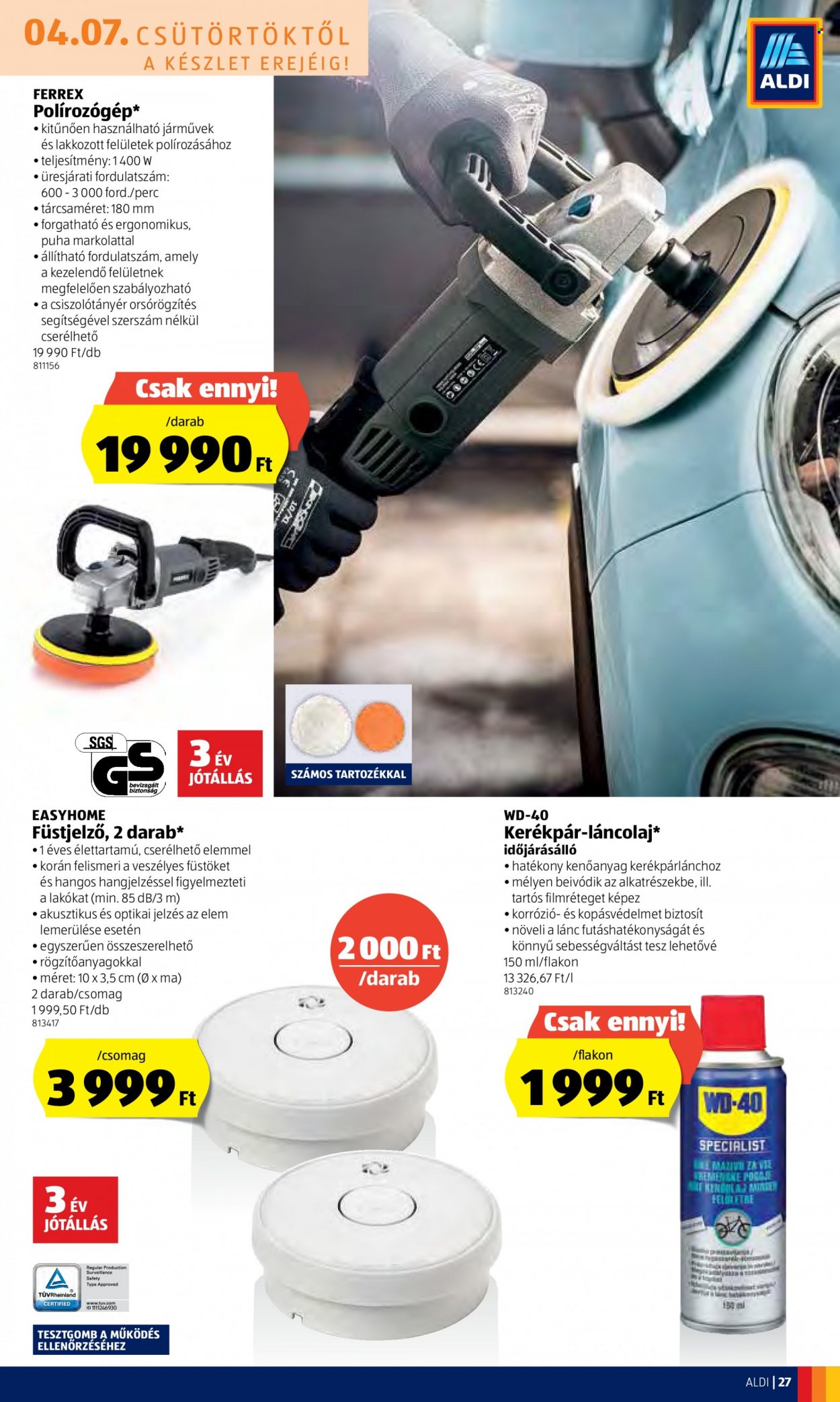 Aldi akciós újságok - 2022.04.07 - 2022.04.16. Oldal 27