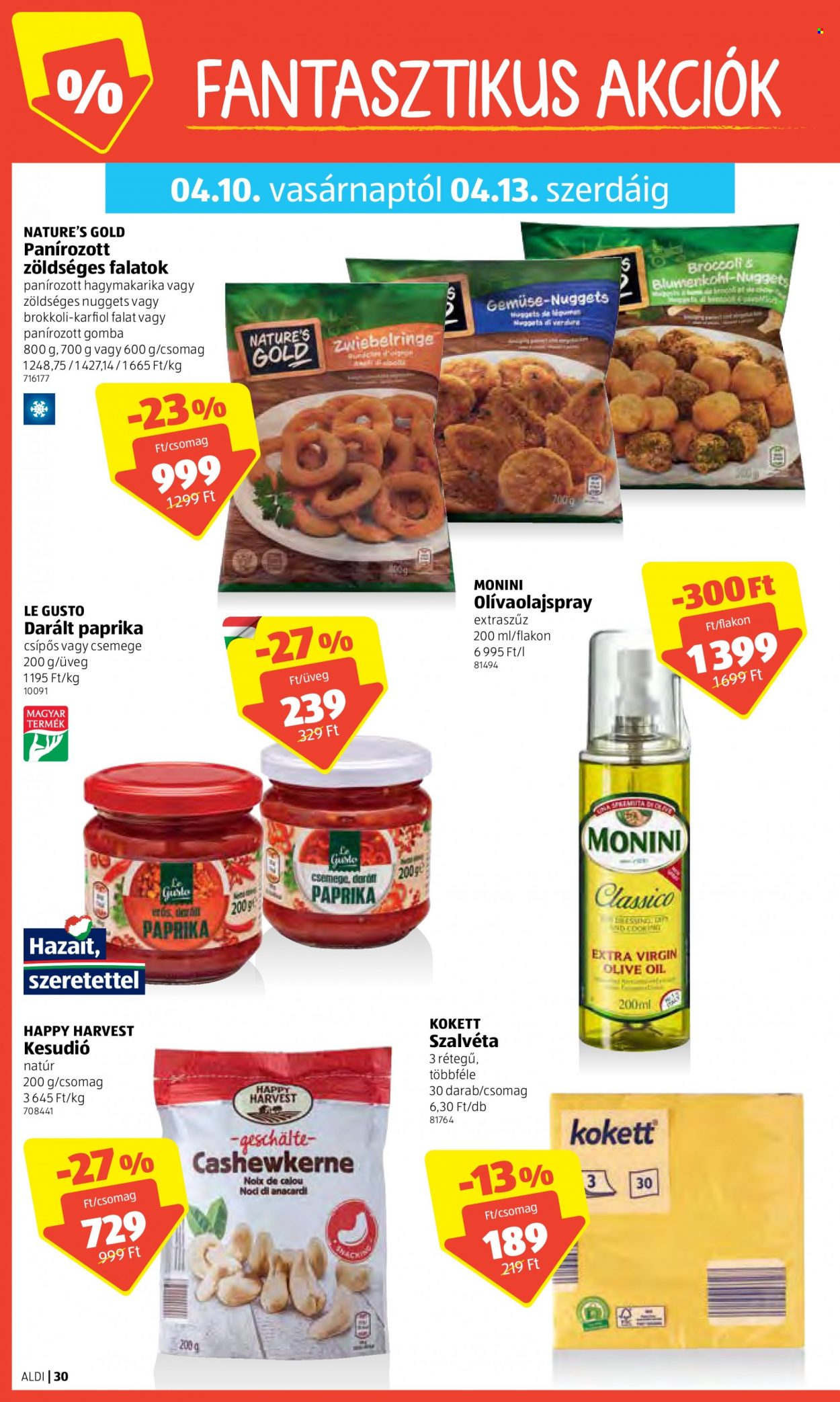 Aldi akciós újságok - 2022.04.07 - 2022.04.16. Oldal 30