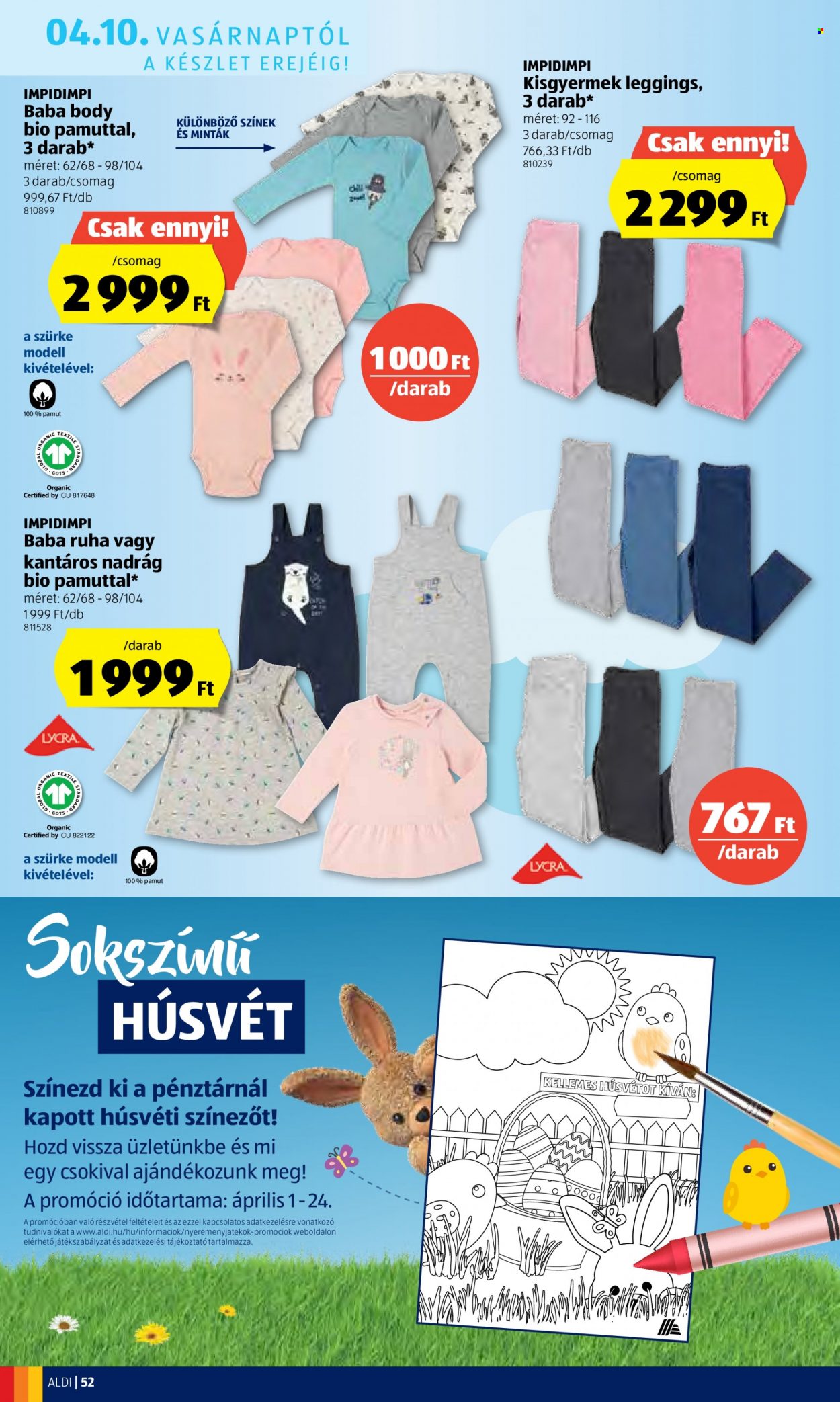 Aldi akciós újságok - 2022.04.07 - 2022.04.16. Oldal 52