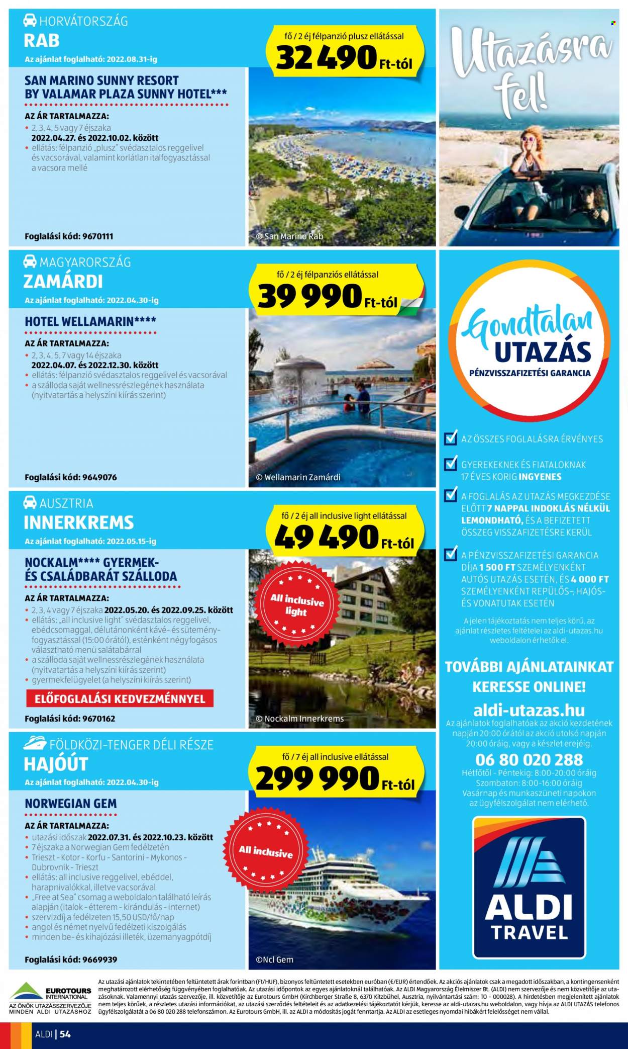 Aldi akciós újságok - 2022.04.07 - 2022.04.16. Oldal 54