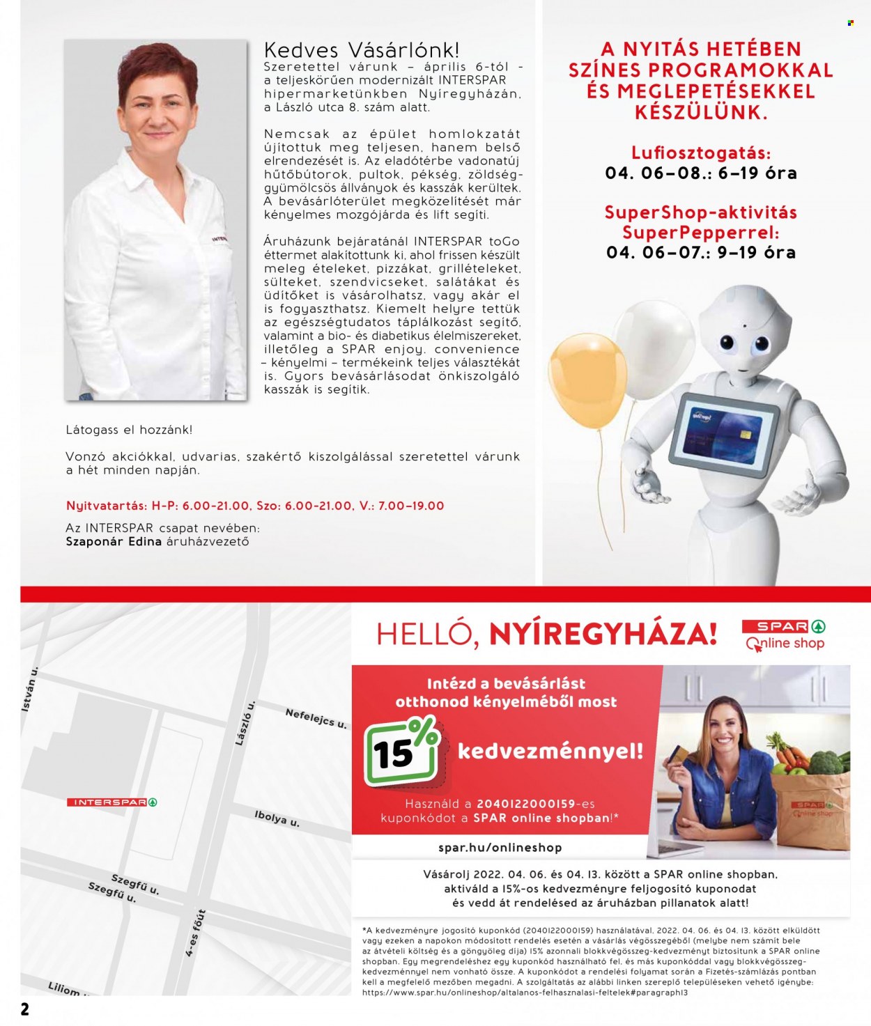 INTERSPAR akciós újságok - 2022.04.06 - 2022.04.13. Oldal 2