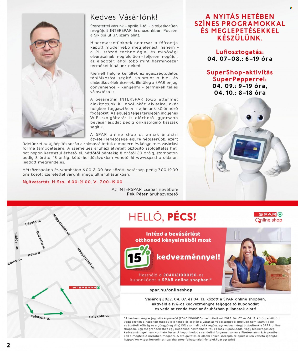 INTERSPAR akciós újságok - 2022.04.07 - 2022.04.13. Oldal 2