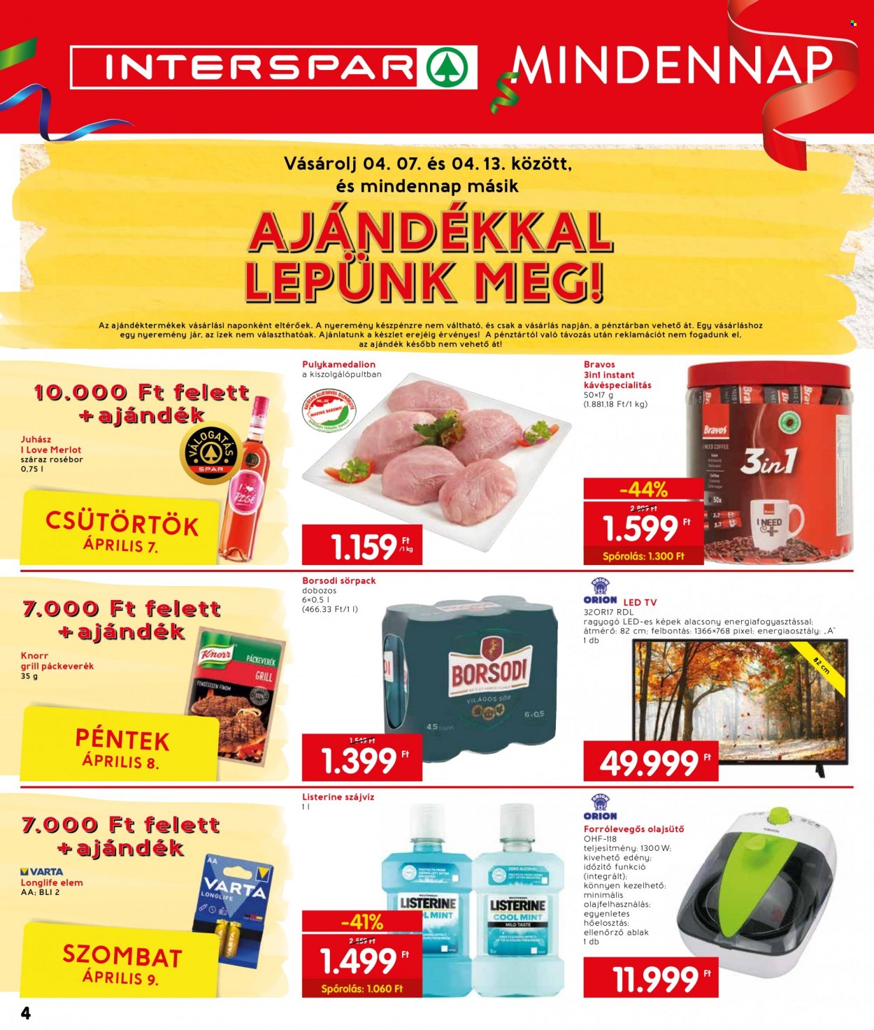 INTERSPAR akciós újságok - 2022.04.07 - 2022.04.13. Oldal 4