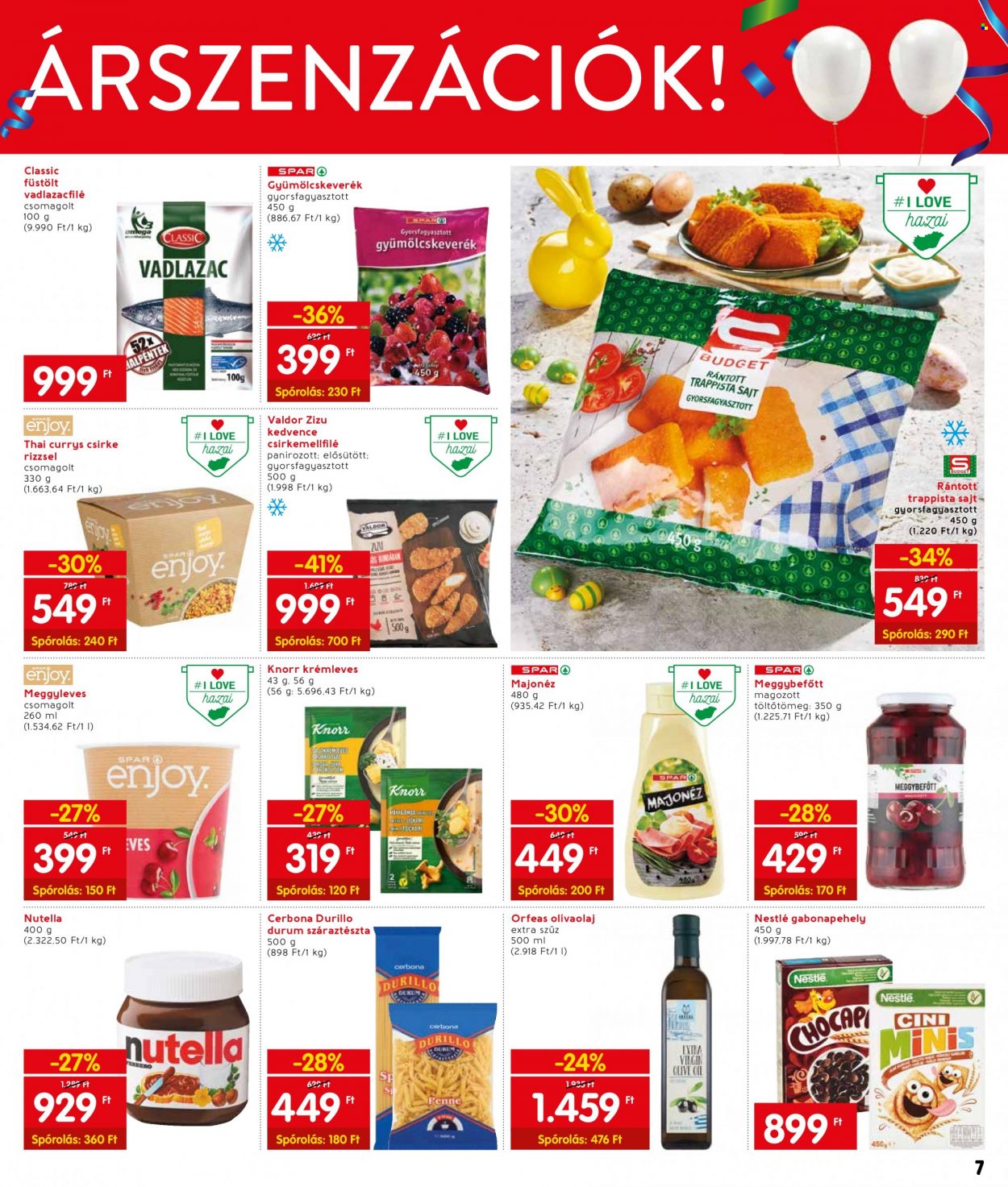 INTERSPAR akciós újságok - 2022.04.07 - 2022.04.13. Oldal 7