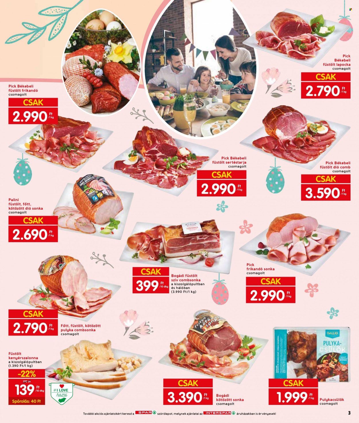 INTERSPAR akciós újságok - 2022.04.07 - 2022.04.16. Oldal 3