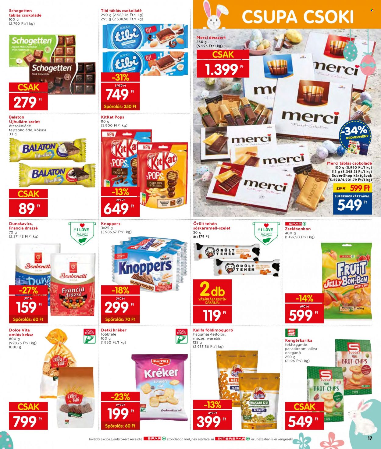 INTERSPAR akciós újságok - 2022.04.07 - 2022.04.16. Oldal 23