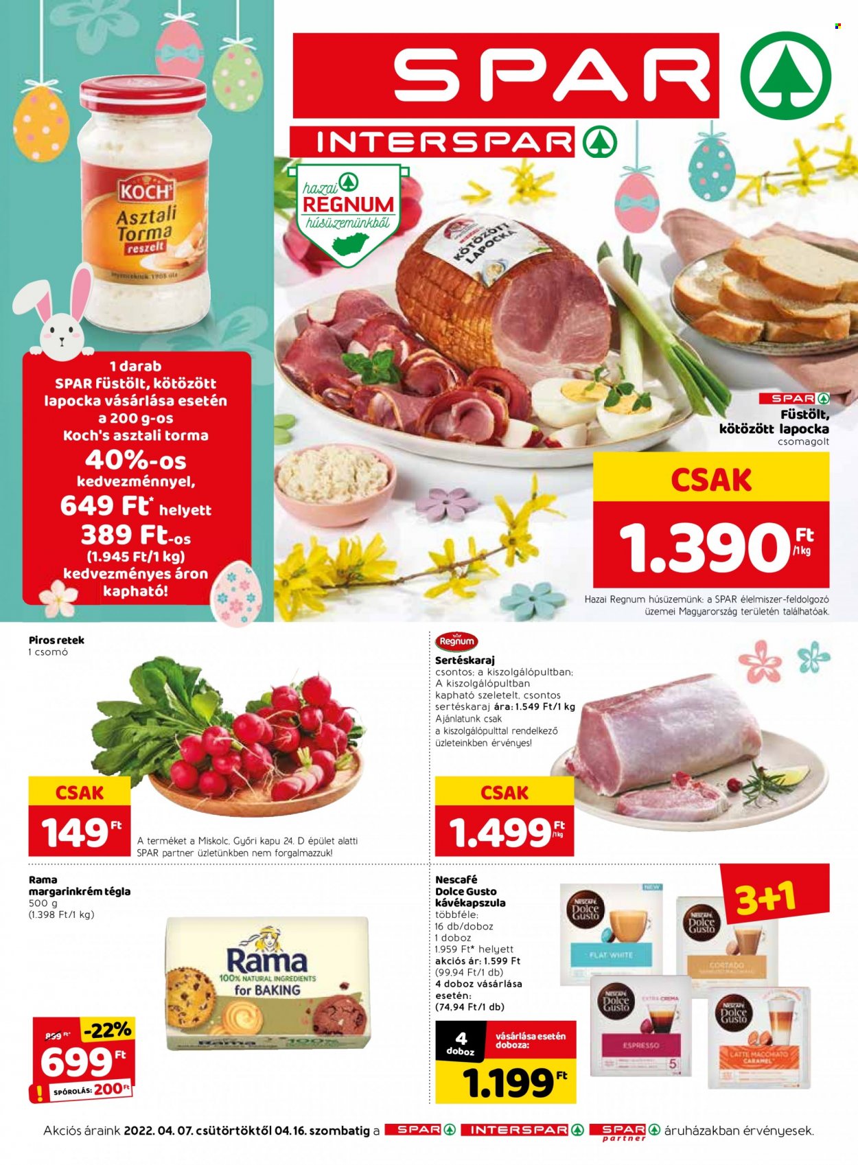SPAR akciós újságok - 2022.04.07 - 2022.04.16. Oldal 1