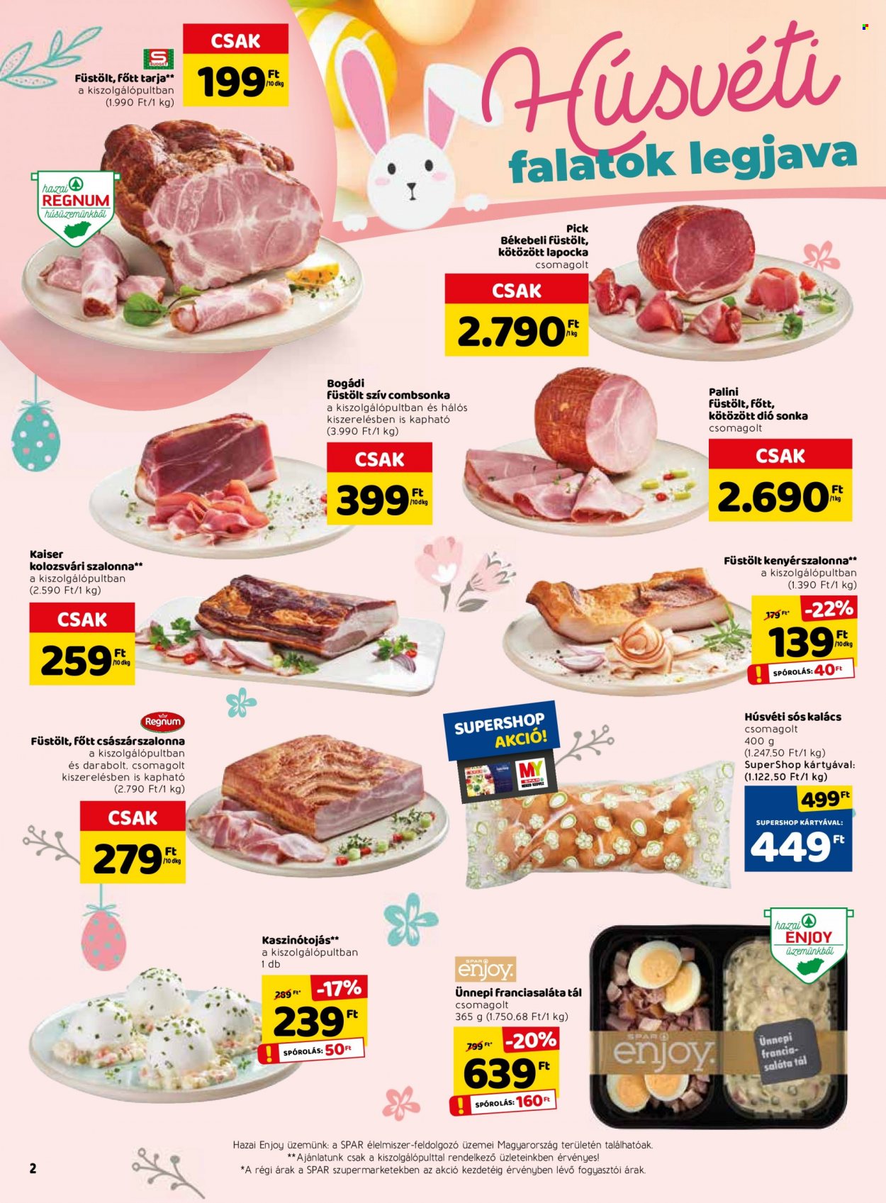 SPAR akciós újságok - 2022.04.07 - 2022.04.16. Oldal 2