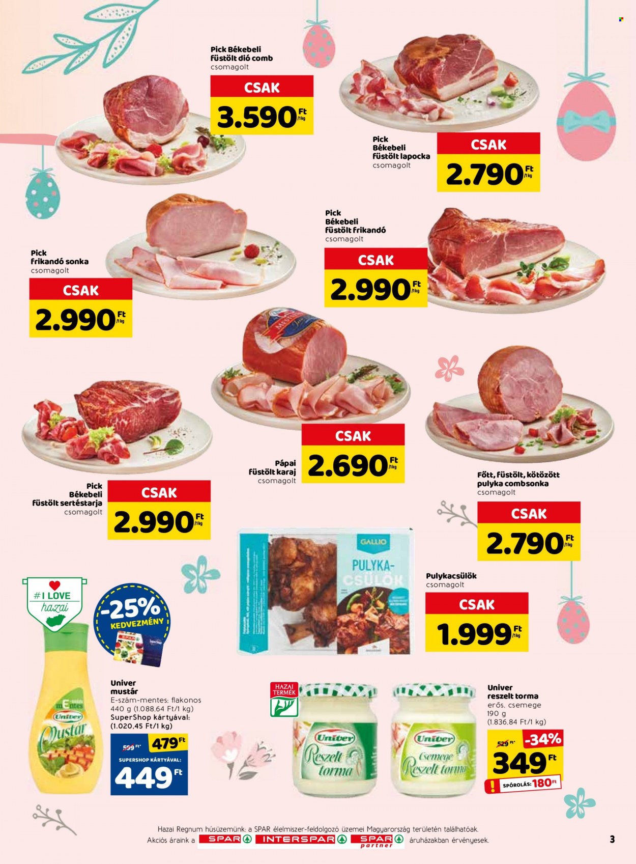 SPAR akciós újságok - 2022.04.07 - 2022.04.16. Oldal 3