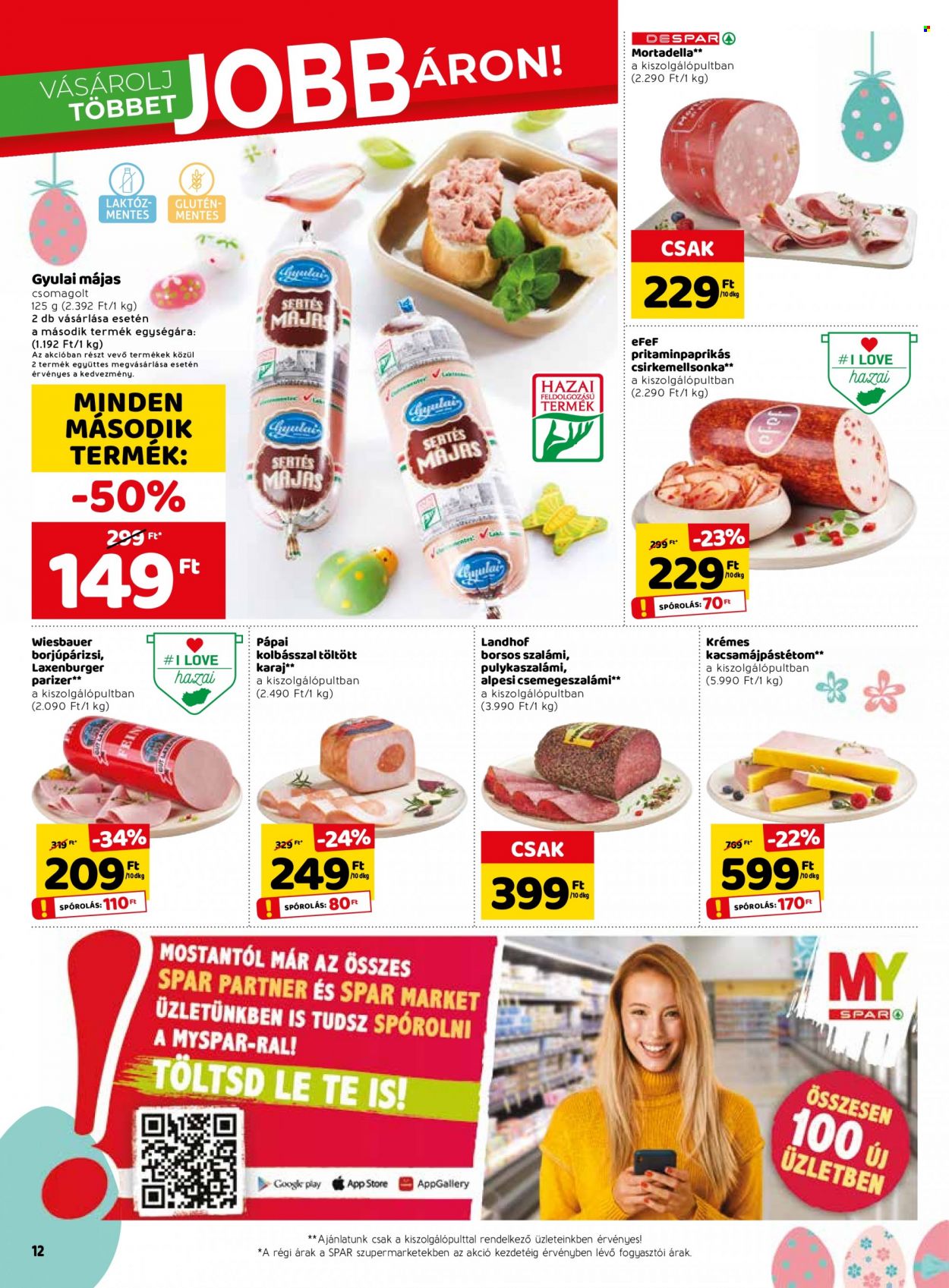 SPAR akciós újságok - 2022.04.07 - 2022.04.16. Oldal 14
