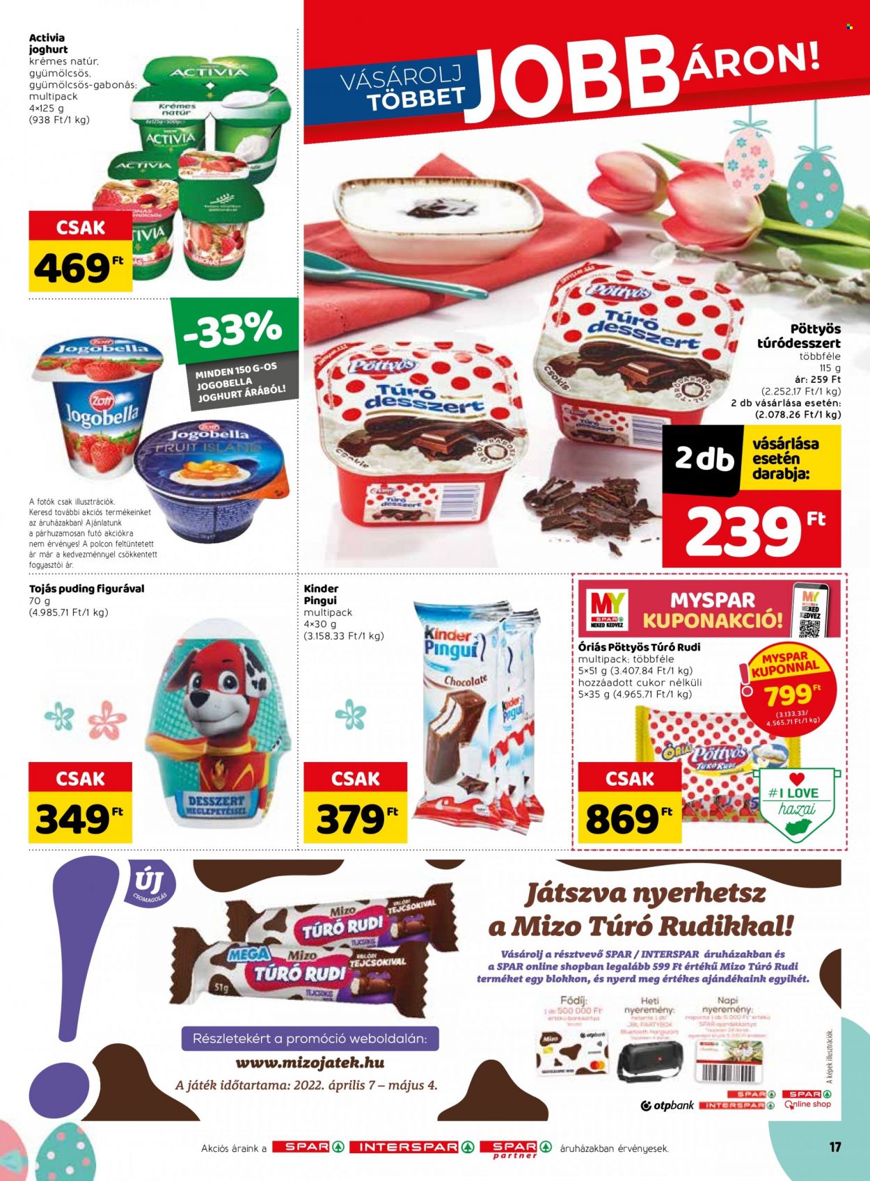 SPAR akciós újságok - 2022.04.07 - 2022.04.16. Oldal 21