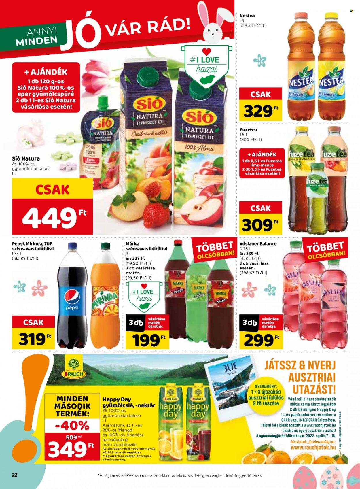 SPAR akciós újságok - 2022.04.07 - 2022.04.16. Oldal 28