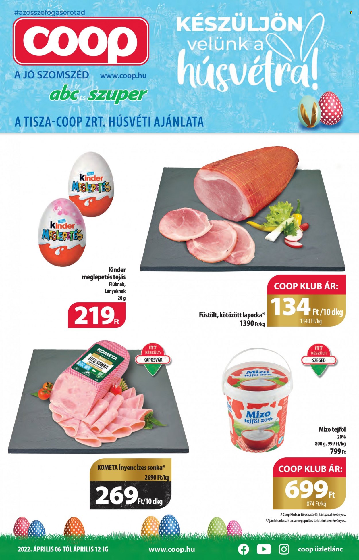 Coop akciós újságok - 2022.04.06 - 2022.04.12. Oldal 1